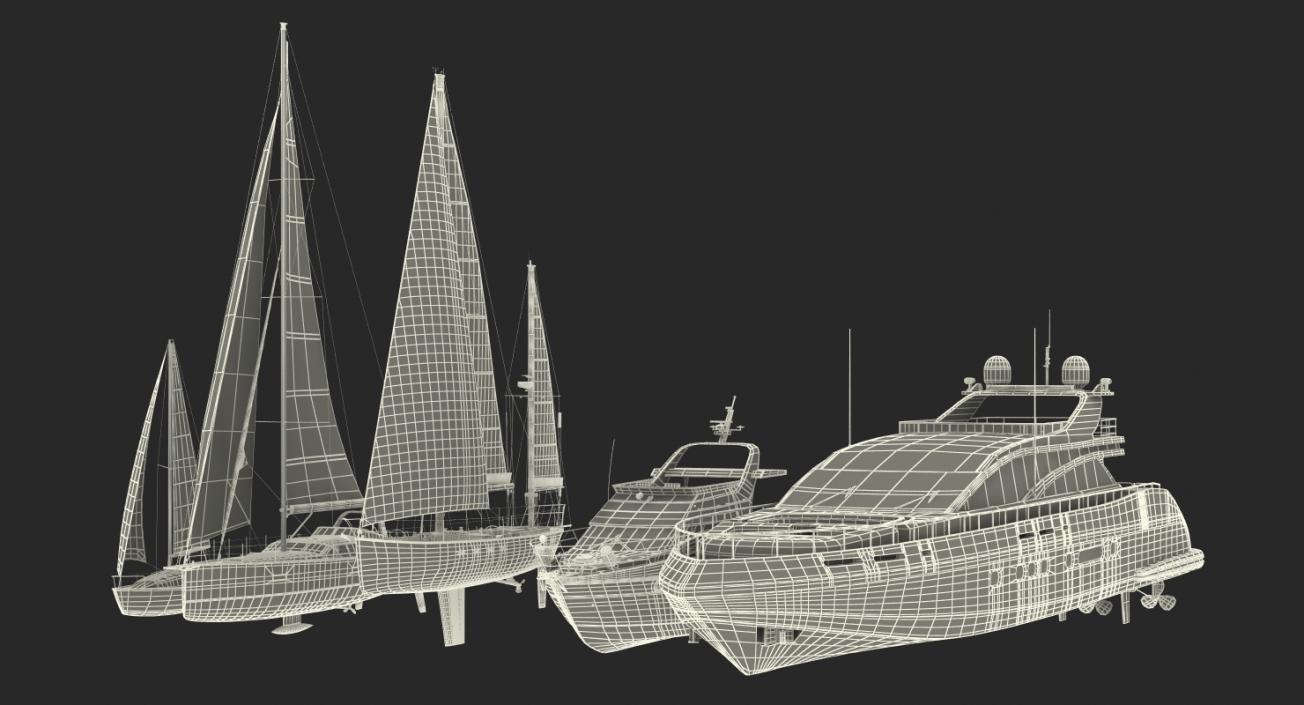 Yachts Collection 3D