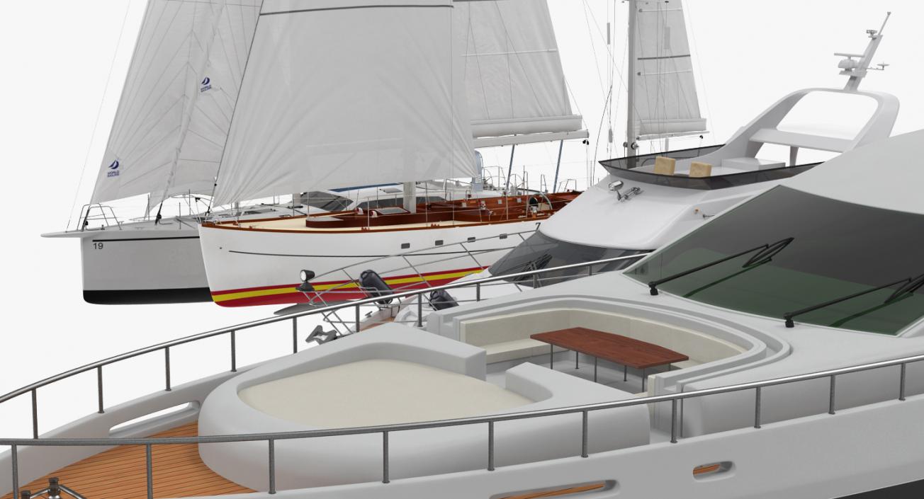 Yachts Collection 3D