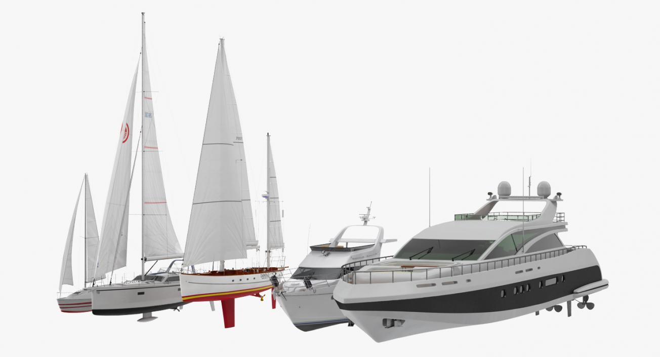 Yachts Collection 3D