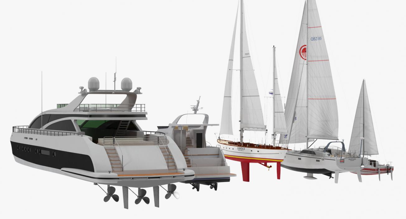 Yachts Collection 3D