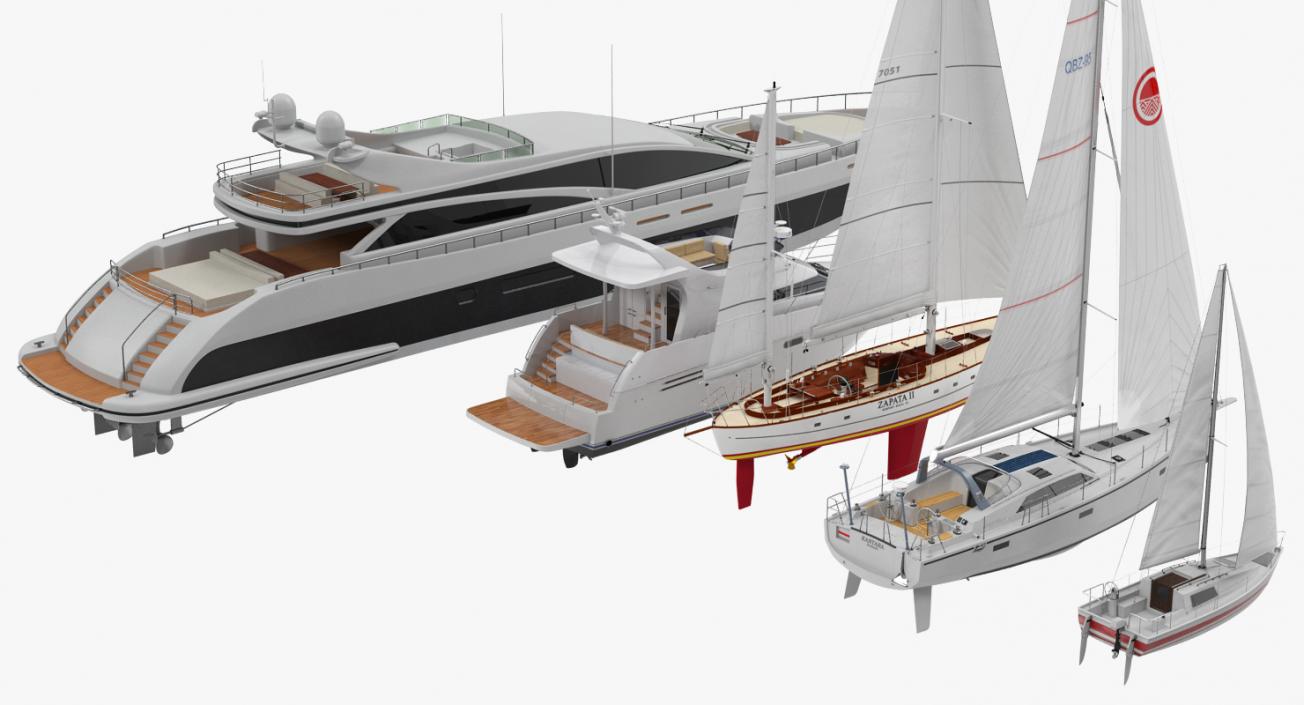 Yachts Collection 3D