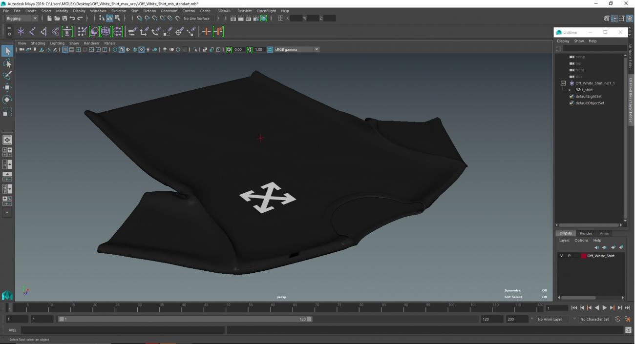 3D model Off White Shirt