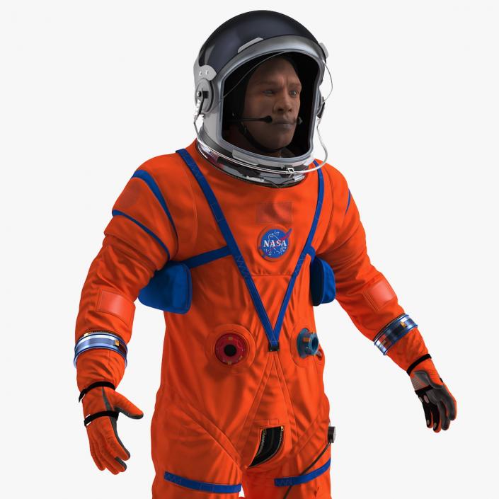 3D model Astronaut in Advanced Crew Escape Suit Rigged