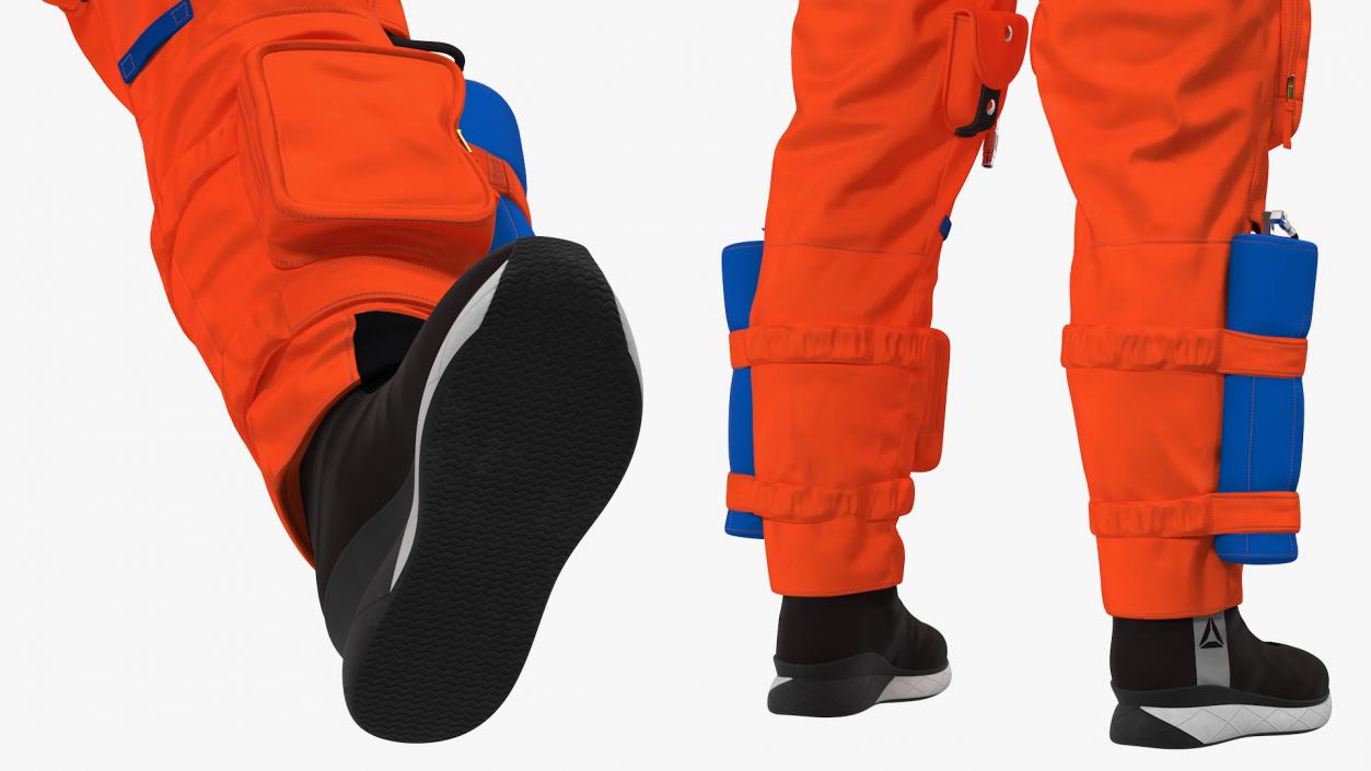 3D model Astronaut in Advanced Crew Escape Suit Rigged