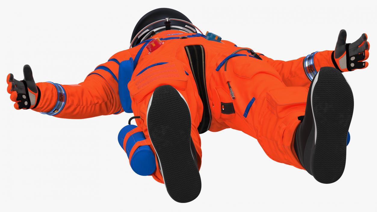 3D model Astronaut in Advanced Crew Escape Suit Rigged