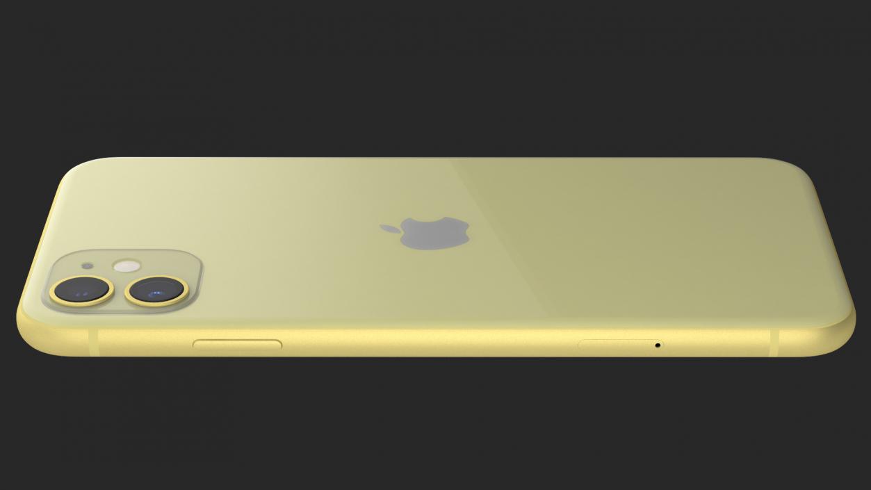 3D iPhone 11 Yellow