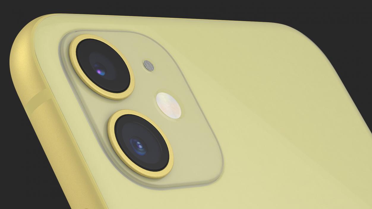 3D iPhone 11 Yellow