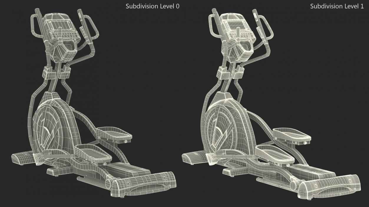 3D Home Elliptical Machine model