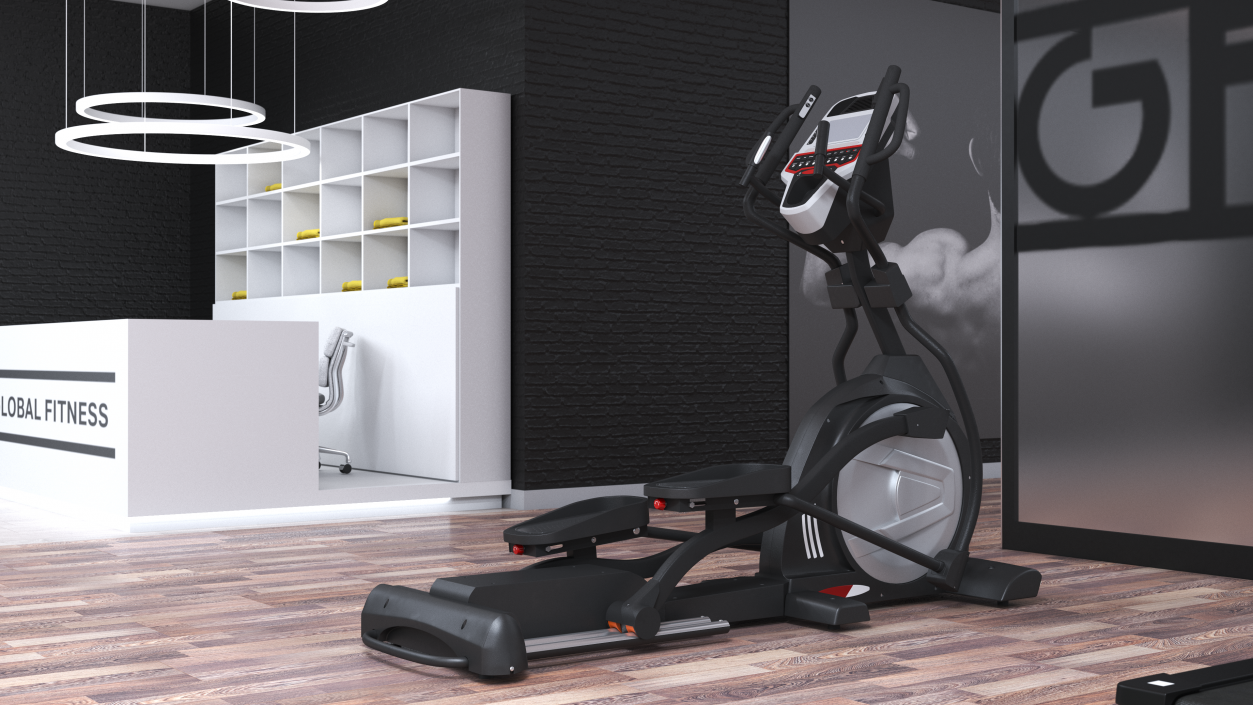 3D Home Elliptical Machine model