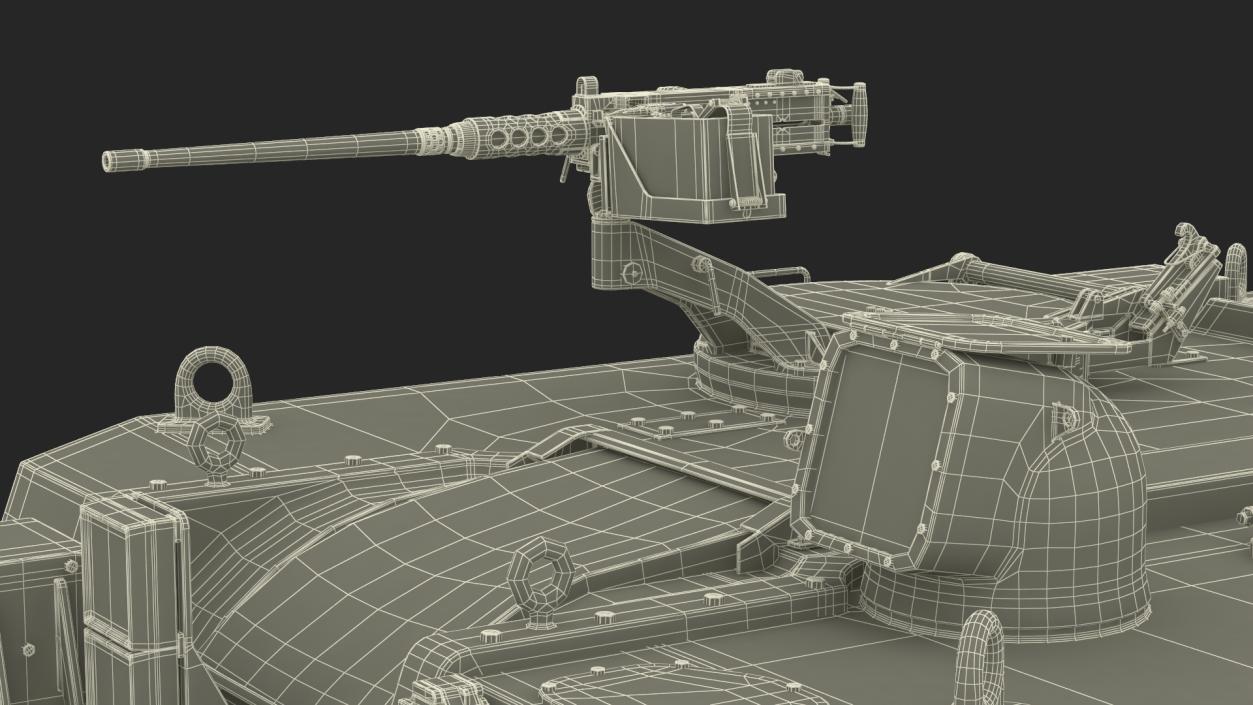 South Korean Howitzer K9 Thunder 2 3D model