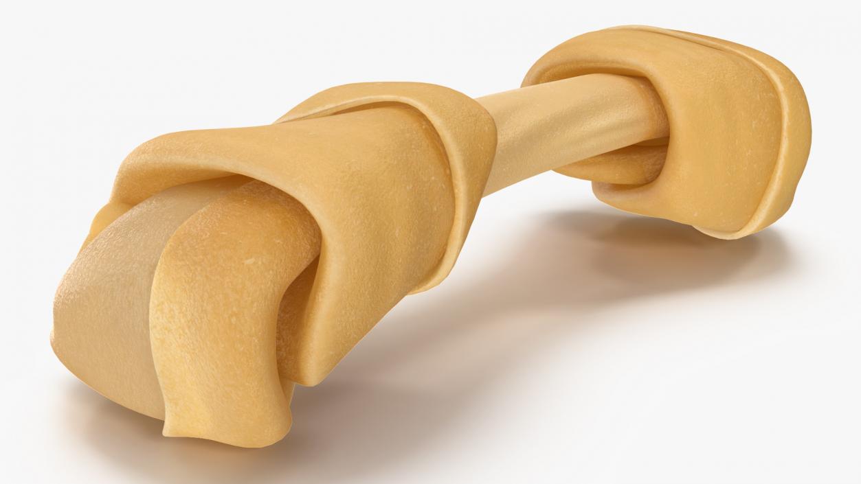 3D Rawhide Dog Chew Bone