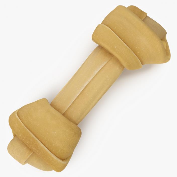 3D Rawhide Dog Chew Bone