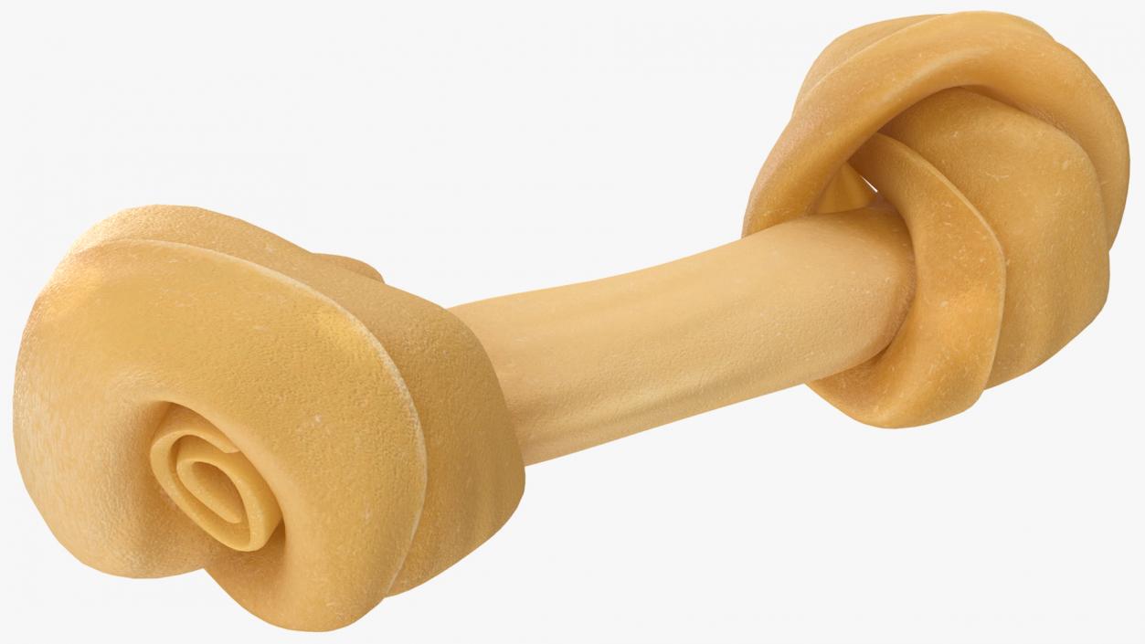 3D Rawhide Dog Chew Bone