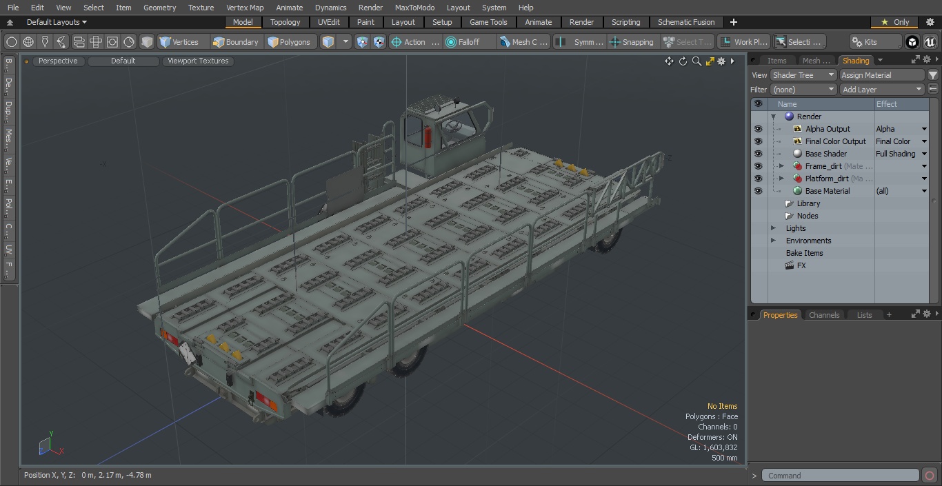 3D Aircraft 25K Loader Old model