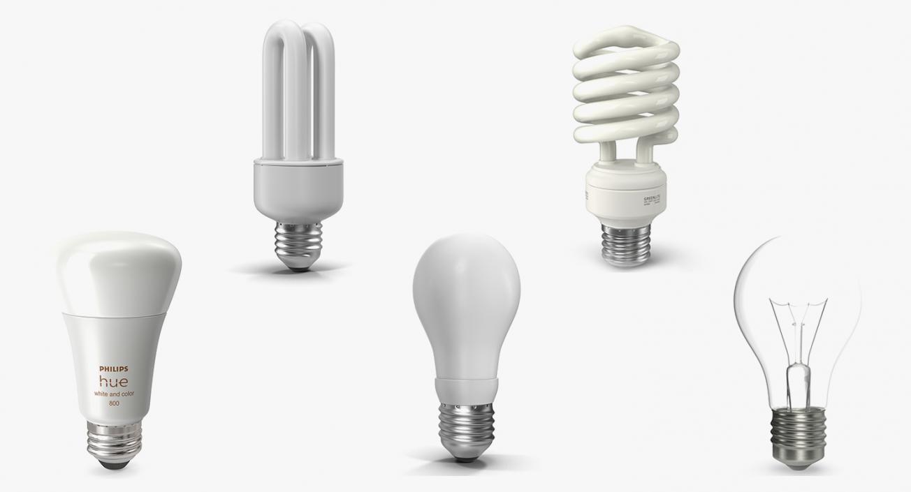 Light Bulbs Collection 4 3D model