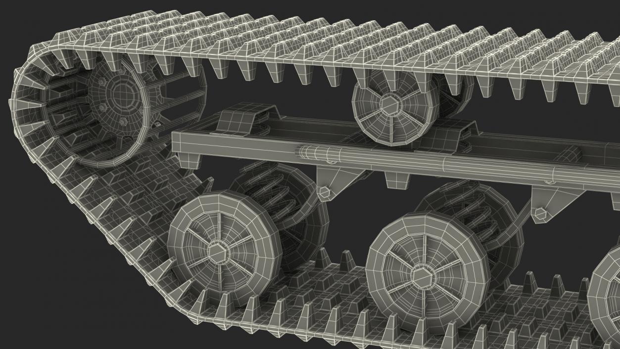 Dirty Track for ATV 3D model