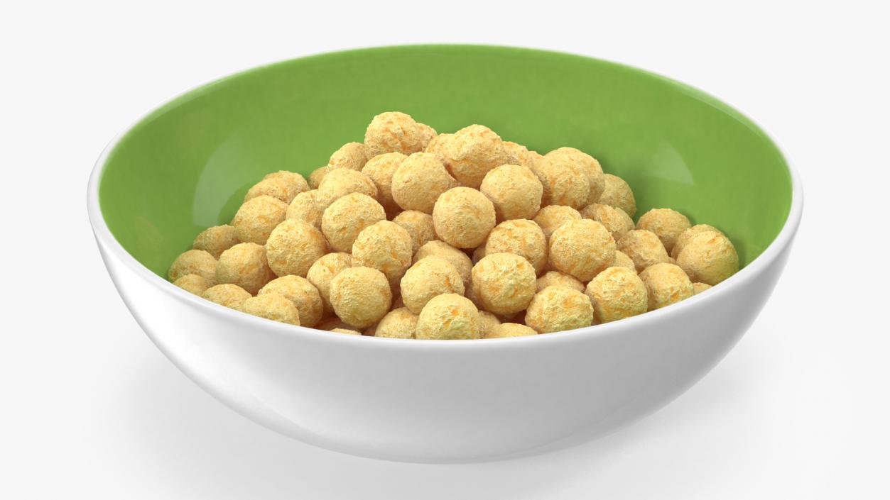 3D model Bowl of Cereal Balls