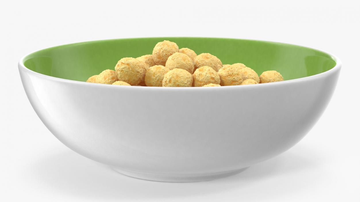 3D model Bowl of Cereal Balls