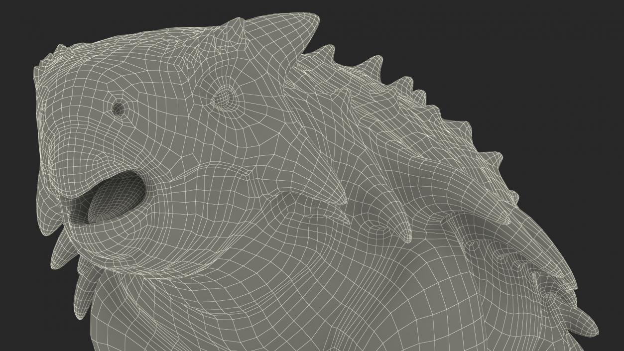 Alkylosaurus of Tropical Habitat Rigged 3D model