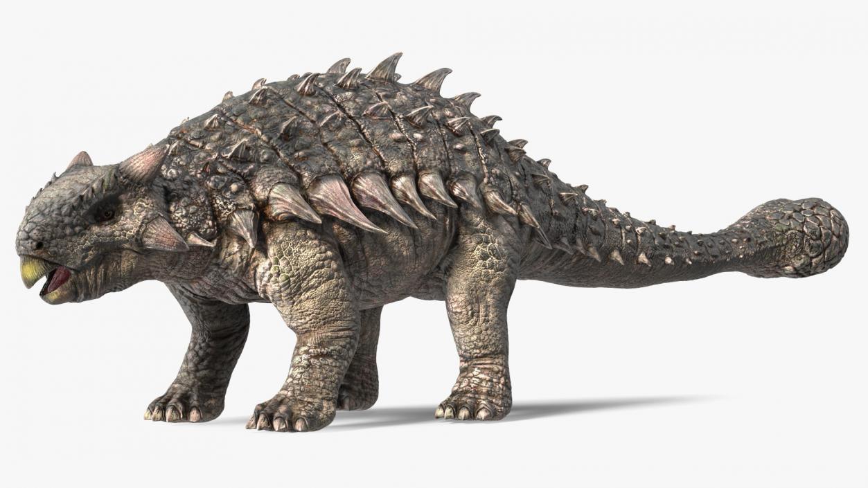 Alkylosaurus of Tropical Habitat Rigged 3D model