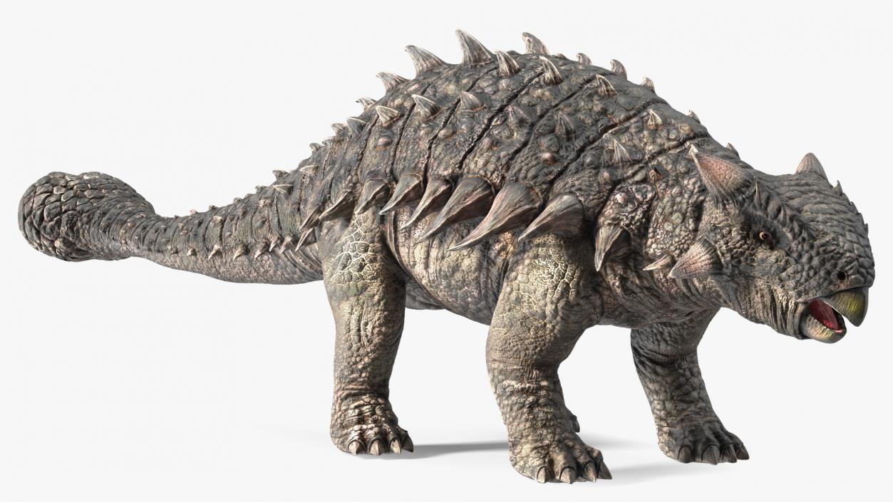 Alkylosaurus of Tropical Habitat Rigged 3D model