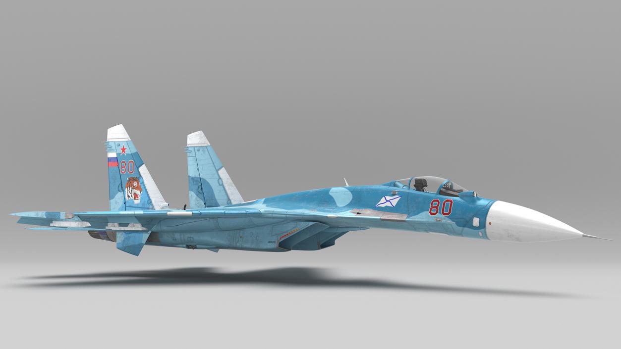 3D Su 33 Air Superiority Fighter Flight