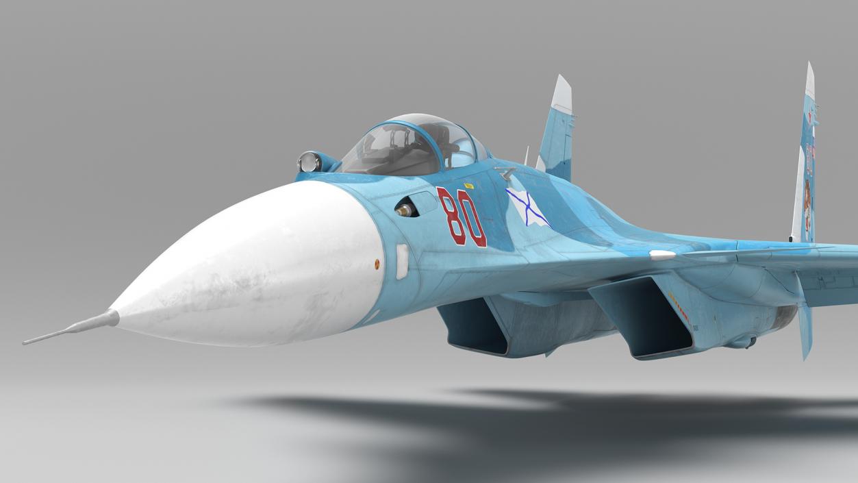 3D Su 33 Air Superiority Fighter Flight