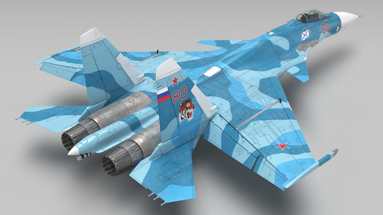 3D Su 33 Air Superiority Fighter Flight