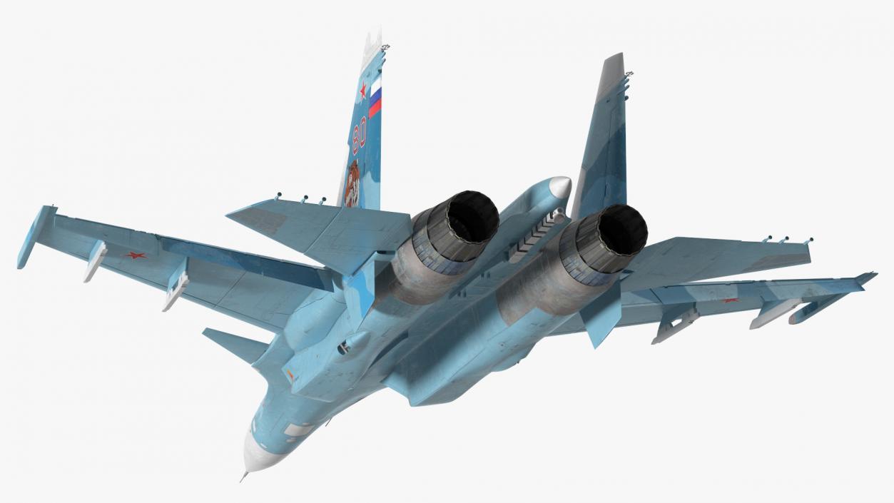 3D Su 33 Air Superiority Fighter Flight