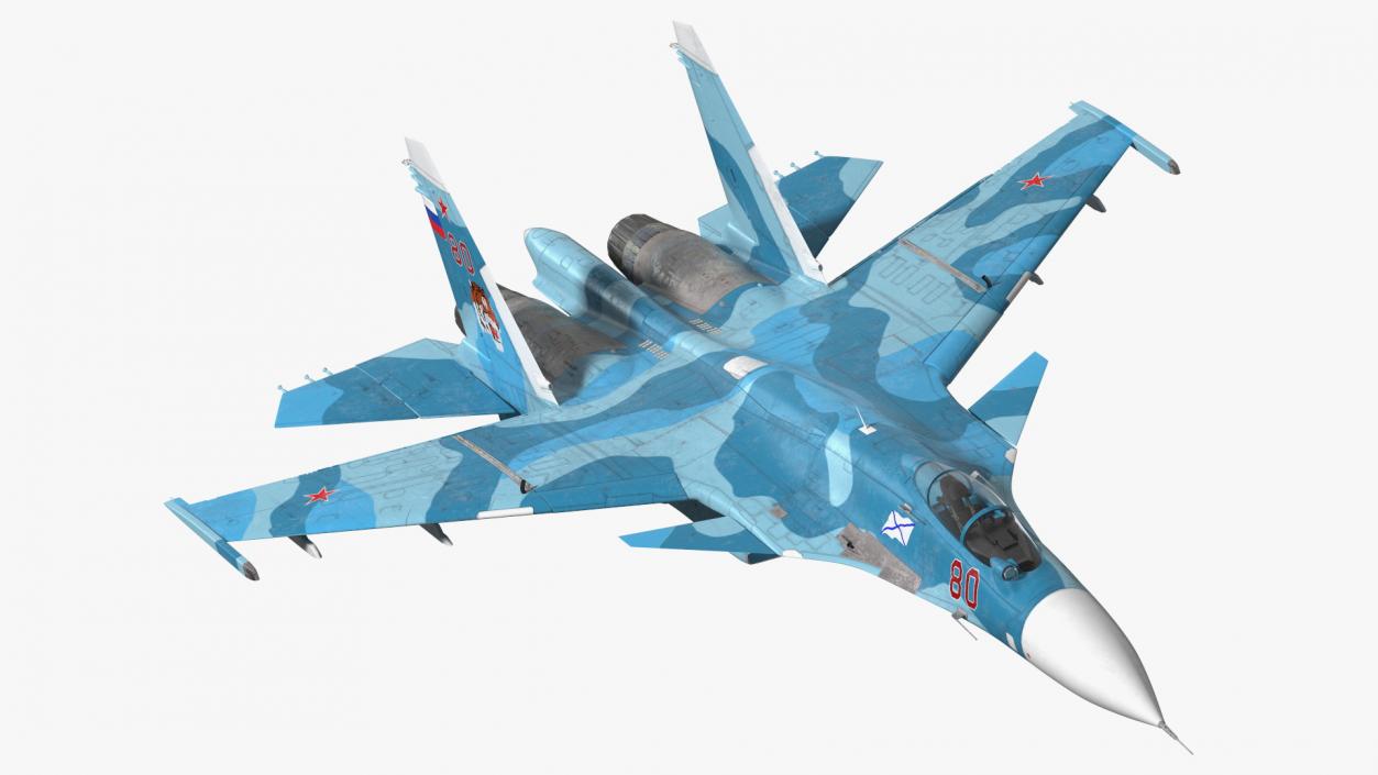 3D Su 33 Air Superiority Fighter Flight