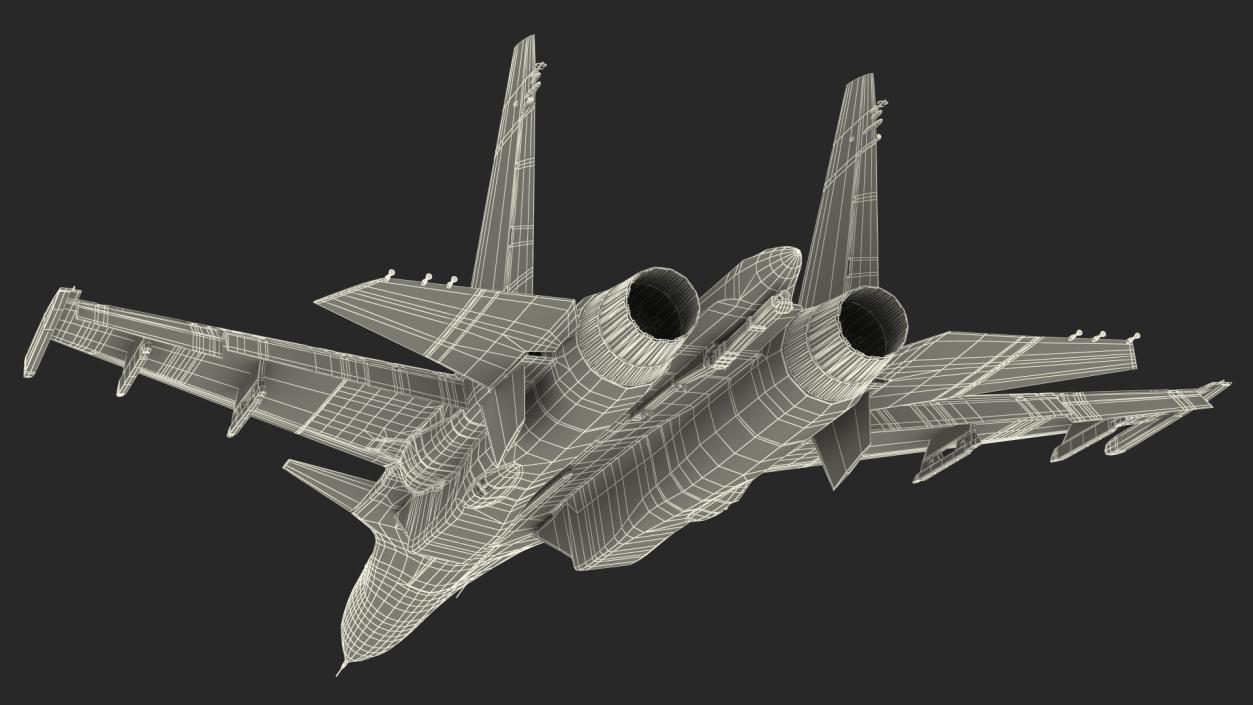 3D Su 33 Air Superiority Fighter Flight