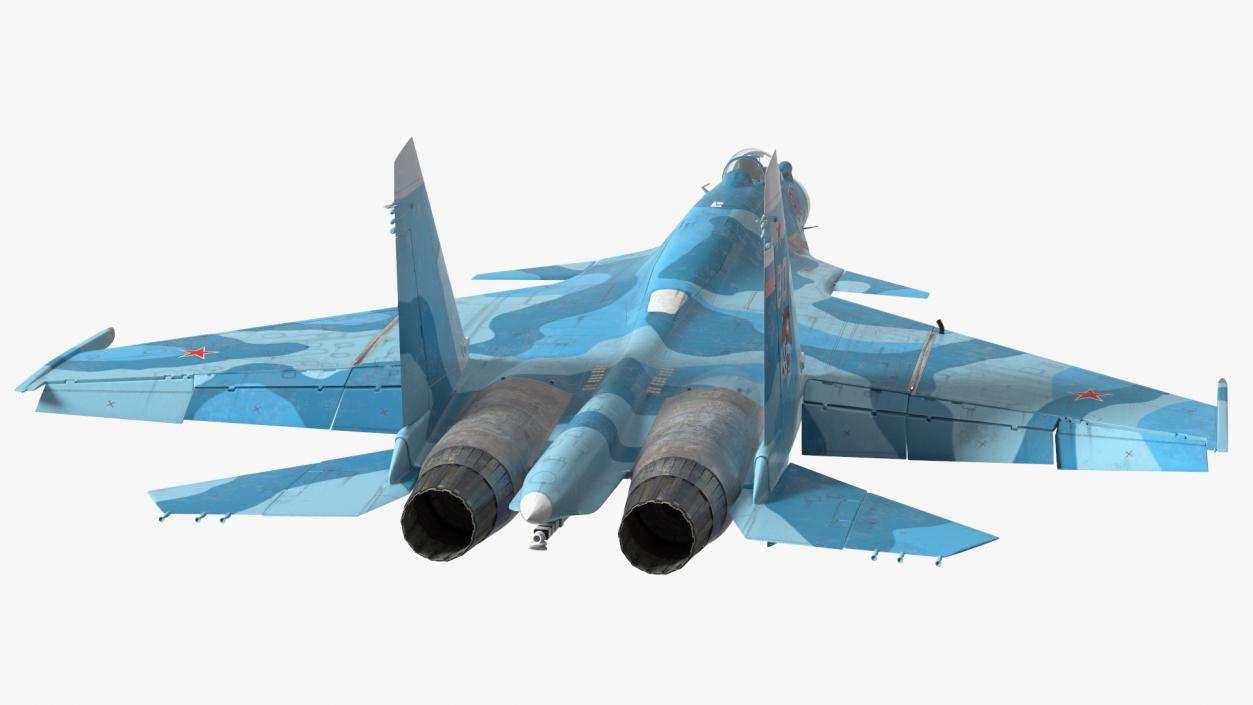 3D Su 33 Air Superiority Fighter Flight