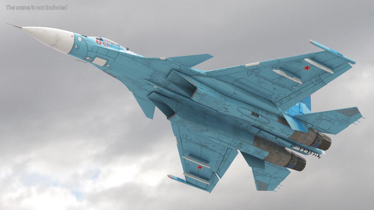 3D Su 33 Air Superiority Fighter Flight