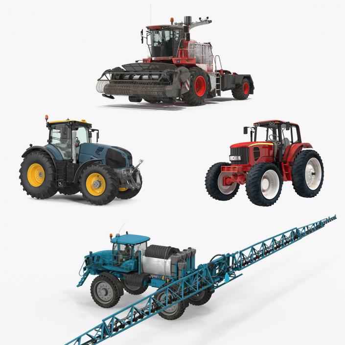 3D Farm Vehicles Collection 2