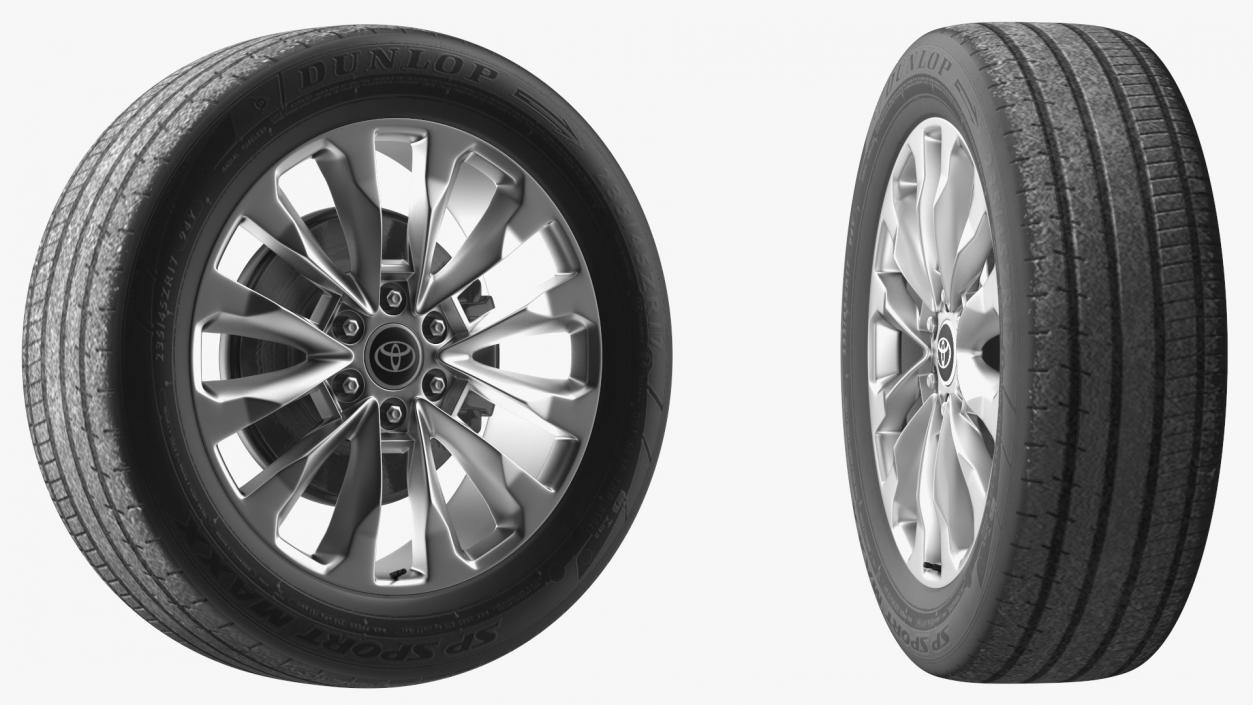 3D model Toyota Land Cruiser Wheel