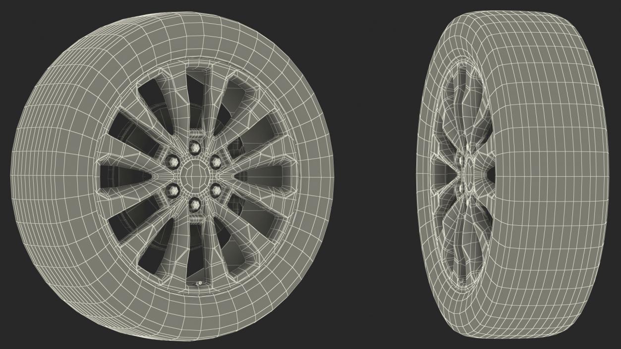 3D model Toyota Land Cruiser Wheel