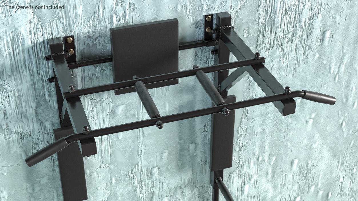 Multi Function Wall Mounted Horizontal Bar 3D