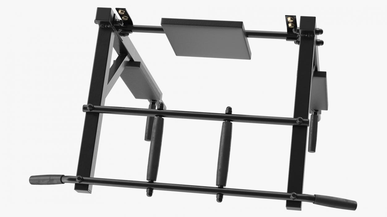 Multi Function Wall Mounted Horizontal Bar 3D