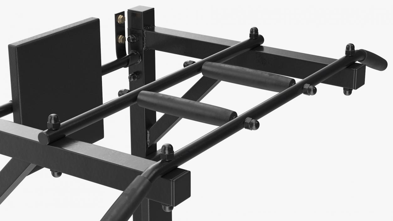 Multi Function Wall Mounted Horizontal Bar 3D