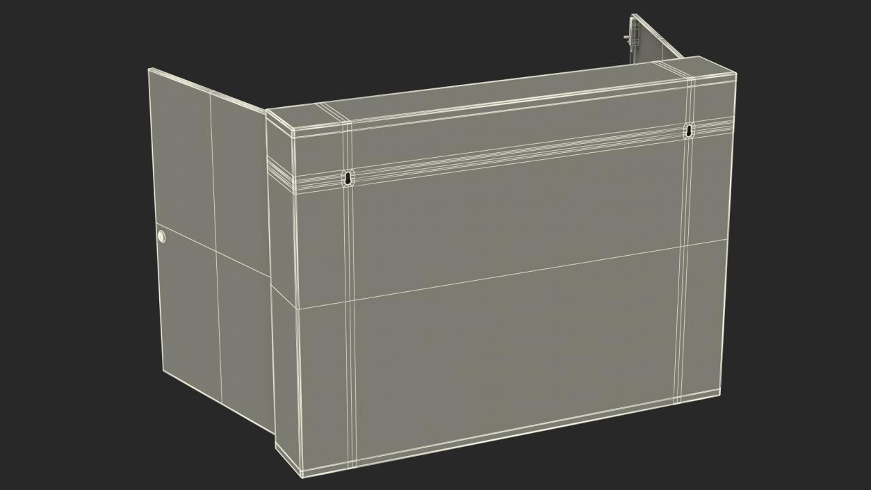 3D model Industrial Large Cabinet With Fuses