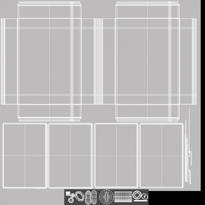 3D model Industrial Large Cabinet With Fuses