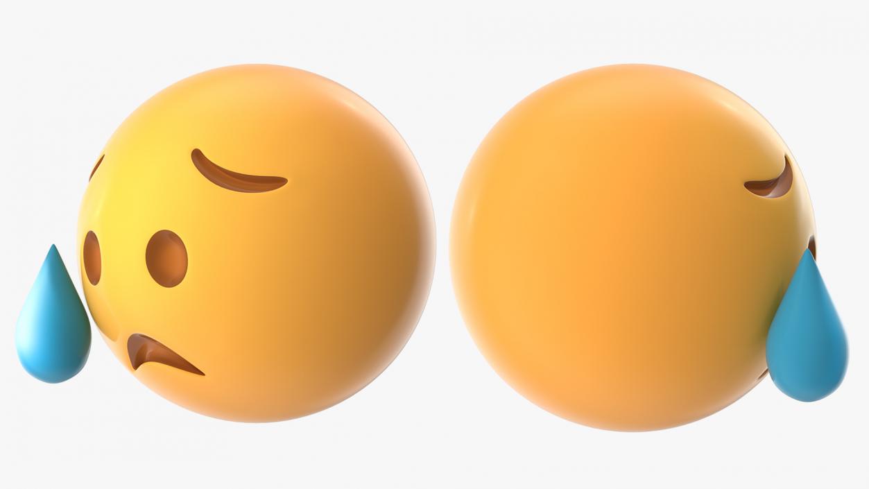 3D model Emoji Disappointed Faces Collection