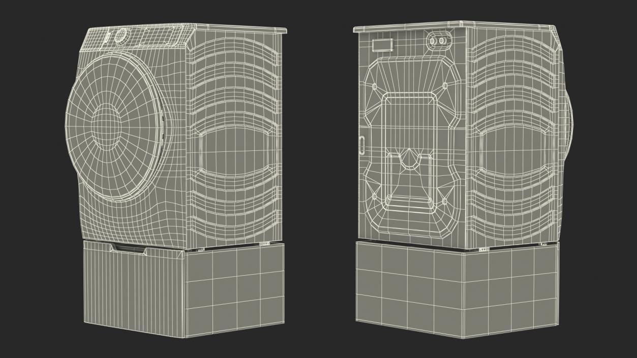 3D Dryer Profile Blue model