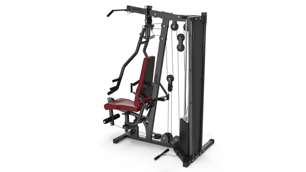 Multi Fitness Equipment Home Gym 3D