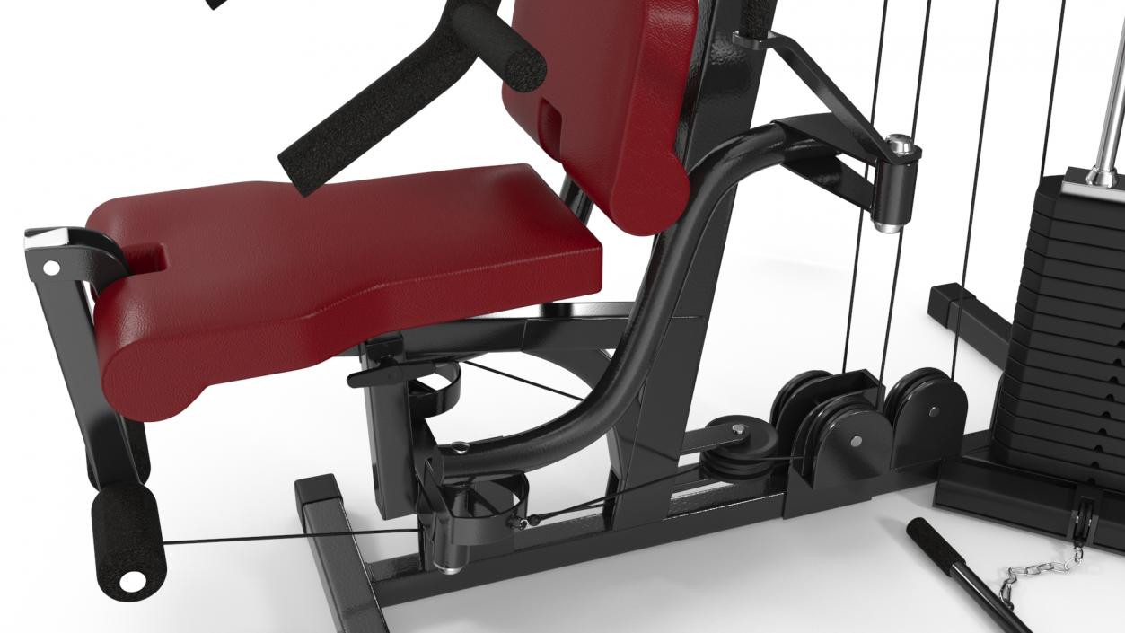 Multi Fitness Equipment Home Gym 3D