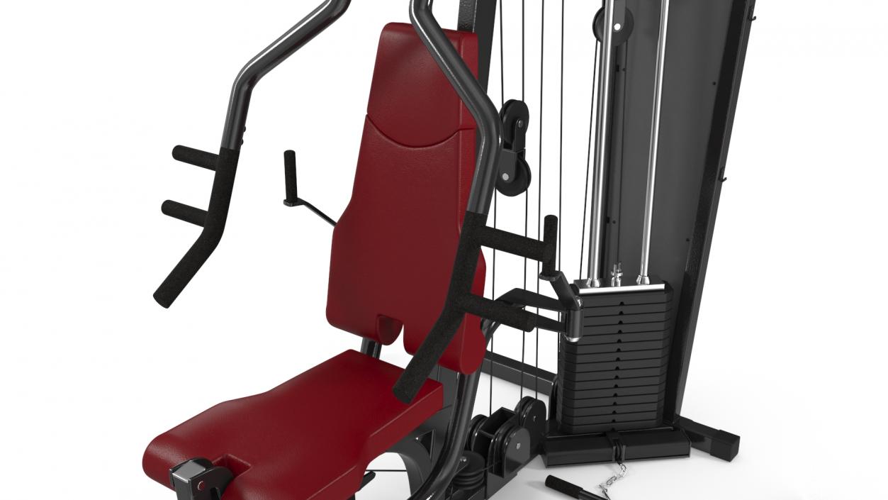 Multi Fitness Equipment Home Gym 3D