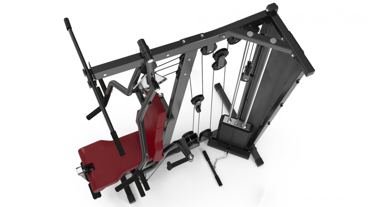 Multi Fitness Equipment Home Gym 3D