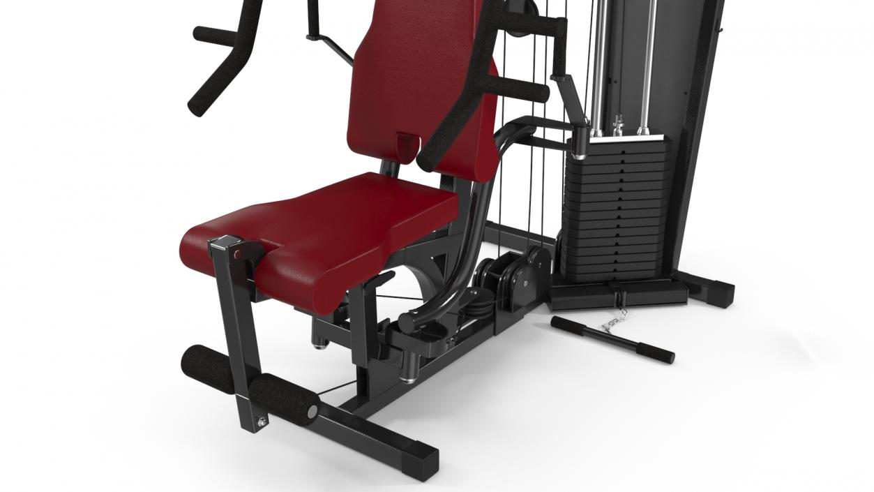 Multi Fitness Equipment Home Gym 3D