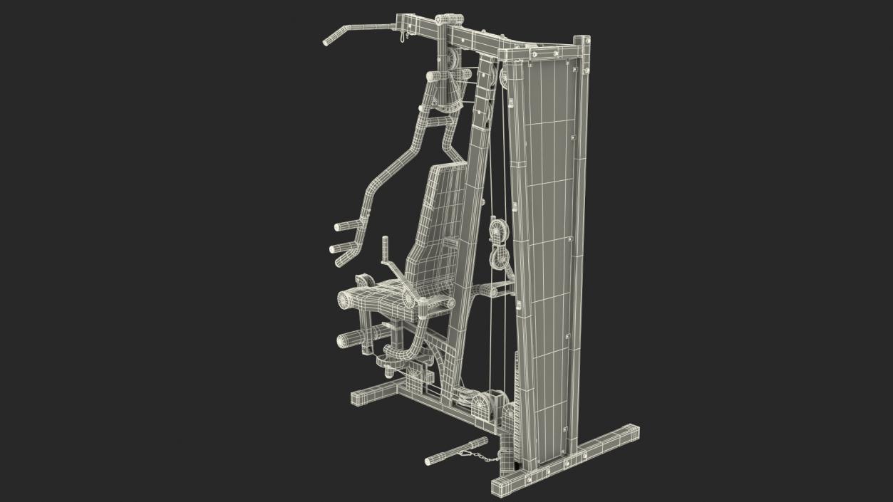 Multi Fitness Equipment Home Gym 3D