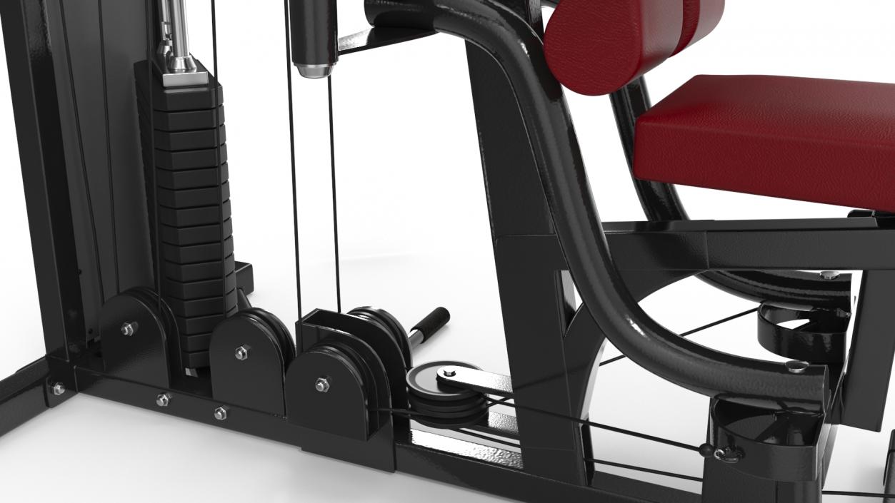 Multi Fitness Equipment Home Gym 3D